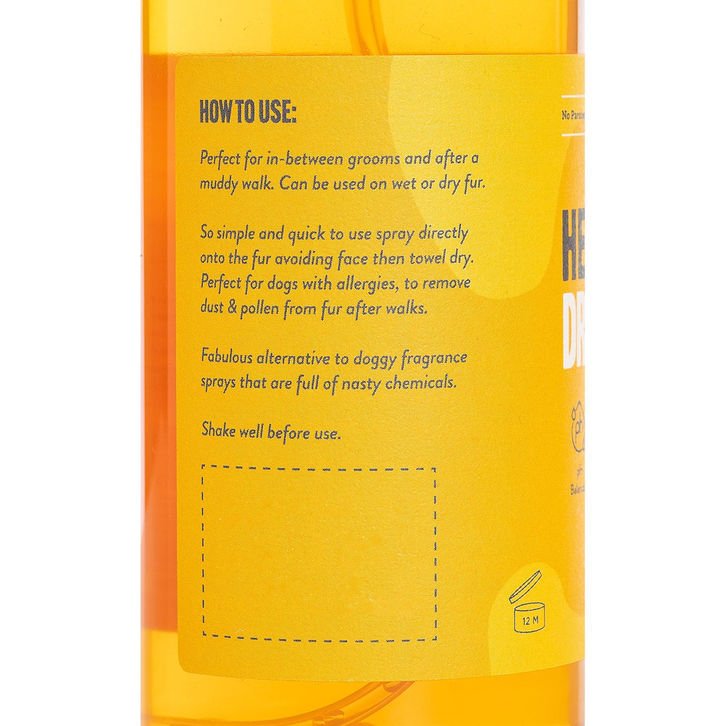 Herbal Dog Co. - Dry Shampoo | Orange & Bergamot